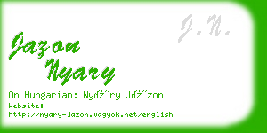 jazon nyary business card